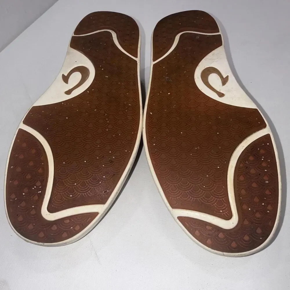 OluKai Lae'Ahi Pa'I Lava Rock Ke Au Gray Camo Mens Slip‎ On Shoes Sneakers 8.5